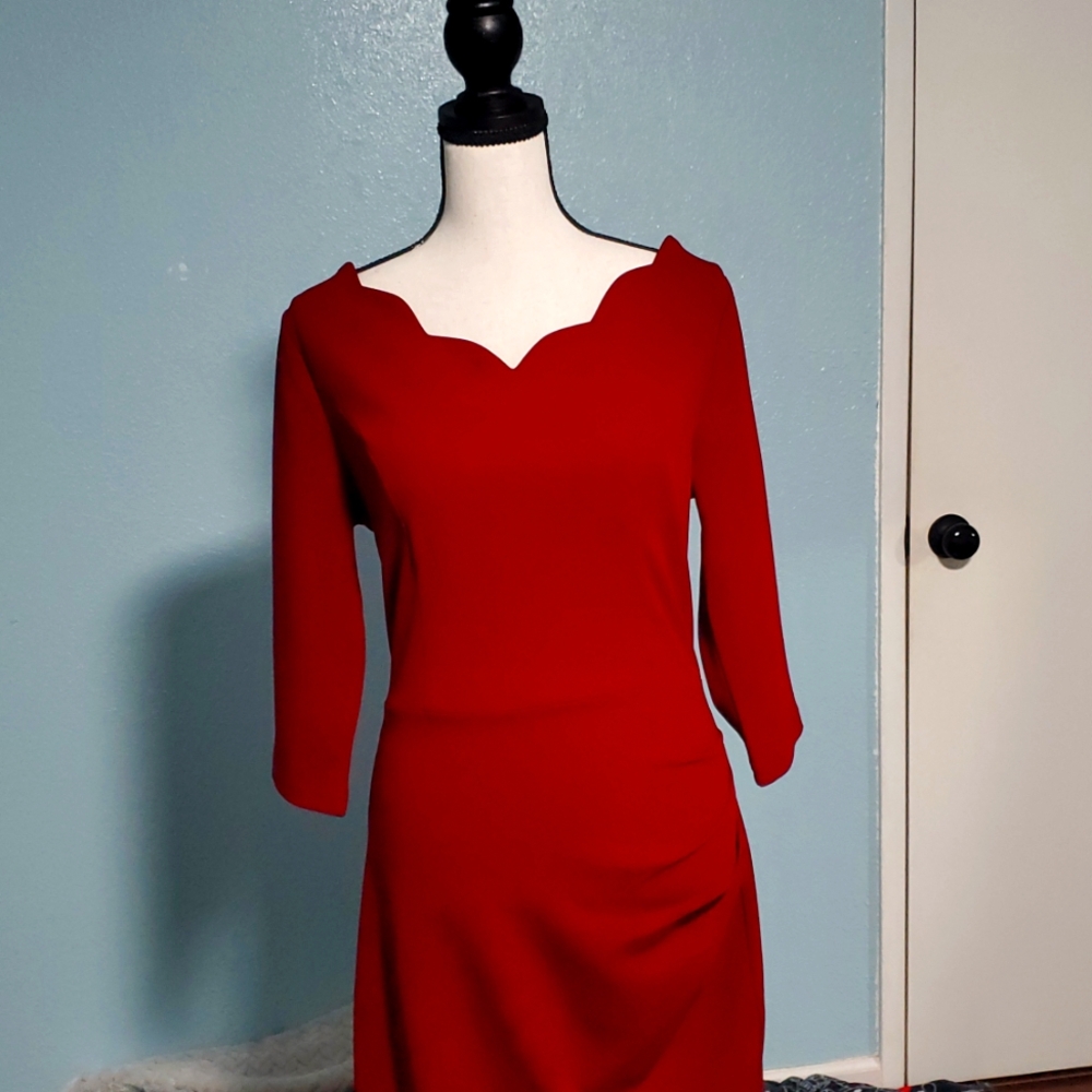 Burgundy SHEIN  dress size M